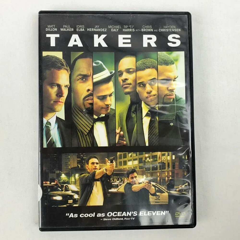 TAKERS (2010 Film) Action/Thriller [DVD]